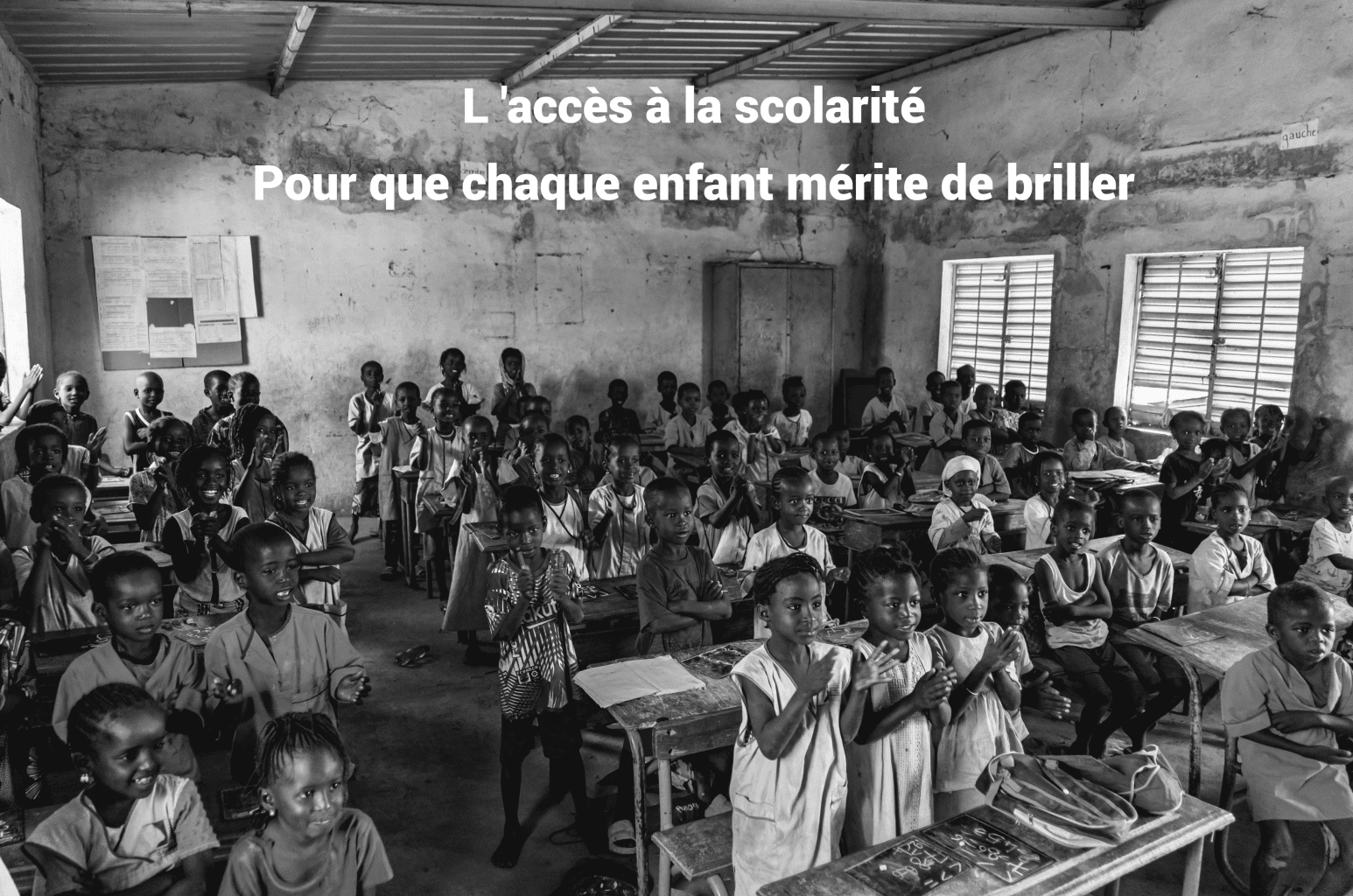 Classe élèves africains