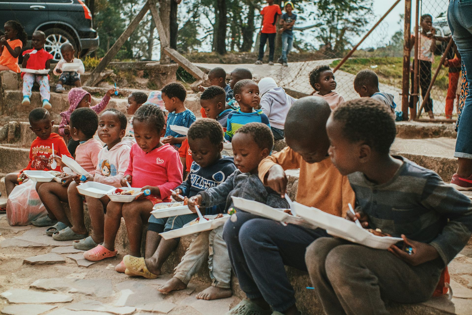 enfants cantine Bénin