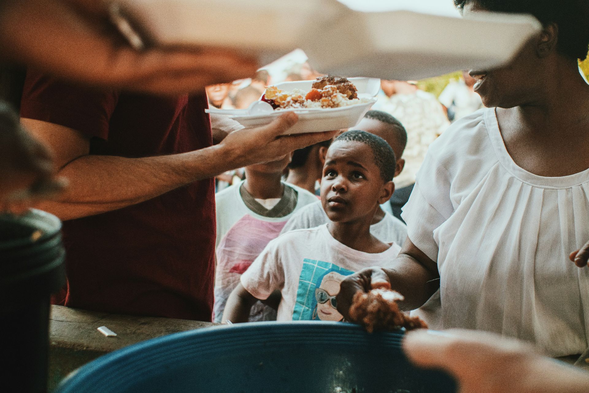 Repas enfant Afrique