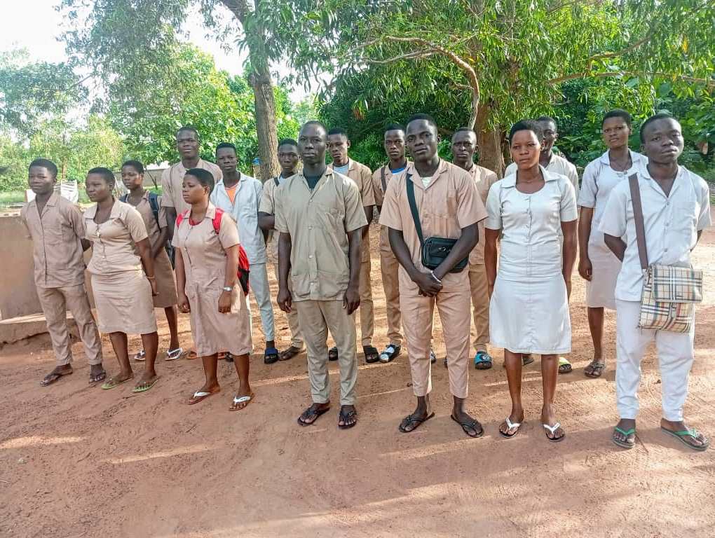 groupe élèves école secondaire Bénin